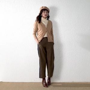 <1220> Bán Buôn Nhà Máy 2024 Áo Dệt Kim Mặc Trong Xuân Thu V Cổ Áo Cardigan Mỏng Ngắn Áo Khoác Nữ Dệt Kim Kiểu Mới