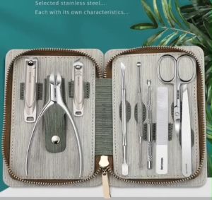 Bộ làm móng Inox 410s cao cấp 9 món của Đức Manicure bấm móng siêu xịn sang trọng bền bỉ Hcm