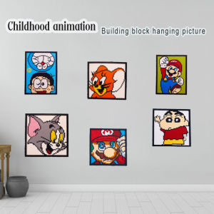 Childhood comic mural building kit Can be used as interior decoration Collectibles for anime fans DIY Gift for Boys Girls 6 8 9 10 12 16 Years Old