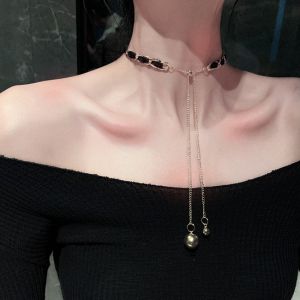 Necklace Hip-hop Light Luxury Niche Design Small Fragrance Collar Necklaces Collarbone Chain Choker Personality Accessories Jewelry