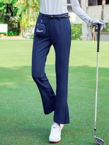 TY | Moisture Wicking Stretch Pleated Flared Golf Pants