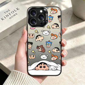 Bandai | Ốp Điện Thoại ShinChan Family Friend S-ShinChan Dành Cho Samsung Galaxy A Series A26 A36 A56 A25 A35 A55 A34 A54 A13 A33 A53 5G A06 A16 A15 A14 A23 A52 A52S A31 - Vỏ Điện Thoại Anime Mờ Chống Trầy Xước
