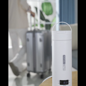 Portable Electric Kettle Stainless Steel Auto 4 Variable Hot Water Boiler for Travel