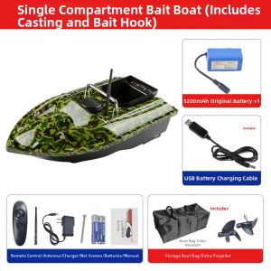 MLZH | Remote Control Fishing Boat with Bait Dispenser
