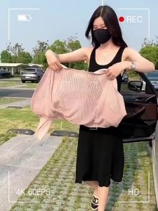 XUNYI | Áo Cardigan Len Mỏng Trắng cho Phụ Nữ