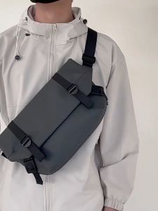 Waterproof Material Beg Lelaki Sling Bag Men Beg Silang Lelaki Kalis Air High Capacity Crossbody Bag (SL-063)