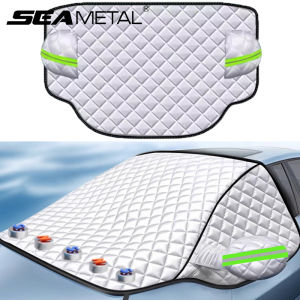 SEAMETAL Magnetic Car Windshield Snow Cover Ultra Thicken Front Window Snow Shield Anti Snow/Ice/Frost Outdoor Protection Cover