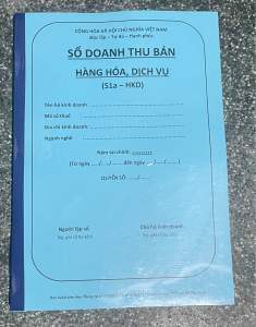 SỔ SÁCH KẾ TOÁN S1a- HKD DƯỚI 500TR/NĂM (50tờ/100trang)