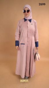 NMR Gamis Baby Corduroy Kerah Kemeja Vol 2699