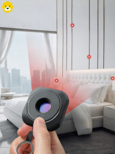 อุปกรณ์ตรวจสอบกล้องวงจรปิด Smart Camera Detector Anti-Spy Anti-Peeping Device Hotel Infrared Monitoring Inspection Tool
