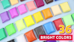 SG 12 / 24 / 36 Colors Ultra Light Air Dry Clay for Kids DIY Craft | Soft Modeling Clay for Children Education Ready Stock