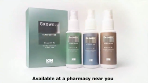 Growell Scalp Lotion 5% Minoxidil 100ml  Hair Loss Treatment Anti Hair Fall Stimulates Hair Regrowth