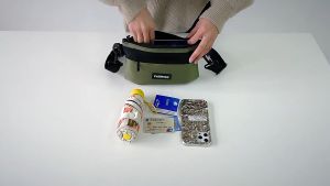 New Canvas Waist Bag Messenger Backpack MenS Leisure Fashion Sports Shoulder Bag Student Korean Male Postman Sling Bag