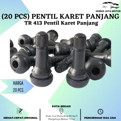 [20 Pcs] Pentil Tubeless Karet Panjang TR413