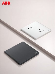 ABB | Ultra-thin 5-Hole Dual-Control Wall Switch & Socket Panel 16A