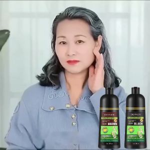 500ml  Shampo Penghitam Rambut Uban Shampoo Pewarna Rambut Dengan Cepat Shampoo Penghitam Rambut Putih Untuk