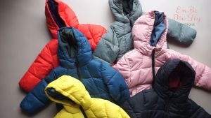 Áo phao cho bé 10-18kg Áo khoác phao cho bé ZR chất phao mềm nhẹ lót nỉ cực ấm size 1-5T (10-19kg). Áo phao bé trai bé gái