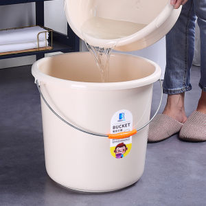 Rimbor ถังน้ําพลาสติกแบบพกพาเพิ่มความหนาถังซักผ้าถังเก็บน้ําใช้ในบ้านหอพักซักน้ําอาบน้ําขนาดใหญ่