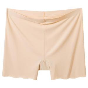Plus Size Anti-exposure High Waist Cool Silk Underwear