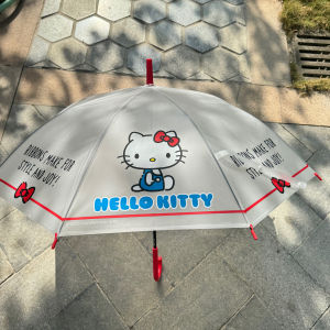 MUZHOUYU | Cute Portable High Appearance Transparent Long Handle Umbrella