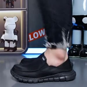 Leedoo Sepatu Pria Slip On Olahraga Kasual Sepatu Formal Sepatu Kerja Santai Shoes Pantofel MC108