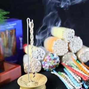 40Pcs White Sage Incense Rope Scented Rope Sandalwood Meditation Incense Stick Home Fragrance 鼠尾草 手工绳香 冥想 净化 祝福 祈祷 驱除负能量