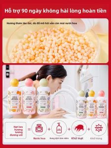 MONLEYTA | Nhựa thơm cho máy giặt hương hoa đào và hoa jasmin lâu dài bảo vệ quần áo chất liệu cotton lụa và đồ lót cho gia đình