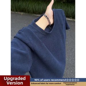 LIUBU | Gray Breathable Icy Silk Texture Short Sleeve T-shirt