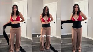 Leeshine Waist Trainer Fitness Abdominal Elastic Belt Long Torso Tummy Wraps Belly Waist Body Shaper