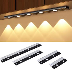 Lampu Sensor Gerak Otomatis Led Lampu Strip Tempel Ukuran 10/20 /40 / 60Cm Lampu Tidur Led Charging Untuk Lemari/Samping Tempat Tidur/Lemari Anggur
