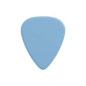 ปิ๊กกีตาร์ Delrin สีฟ้าด้าน | 5 ชิ้น | 1.0 มม. (หนา) | จับกระชับ | เล่นแม่น | ไม่ลื่นมือ