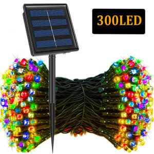 330LED 33m Led Solar String Lights Outdoor Solar Powered Garland Lights 8 Mode Fairy Light Garden Wedding Decoration Waterproof