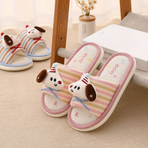 Molly | Breathable Sweat-Absorbent Anti-Slip Anti-Odor Cartoon Cotton Linen Slipper Women