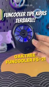 Oaktree Funcooler FS21 Fan Cooler Kipas Pendingin HP Built-in Battery
