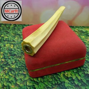 Klokotan once pipa kayu kemuning gading model blimbing segi delapan premium B187