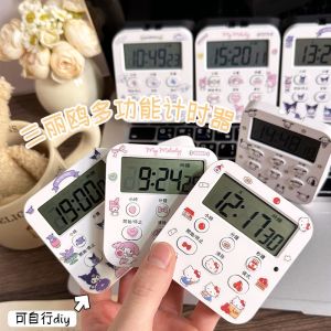 Simple Japanese Style Kitchen Timer Reminder Alarm Clock Time Management Student Timer Magnetic Blackboard Cooking Timer