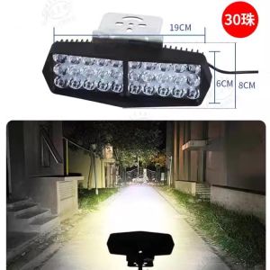 ไฟหน้า LED รถยนต์ไฟฟ้า รถจักรยานยนต์ รถสามล้อ ไฟหน้า LED ทรงเข็ม ความสว่างสูง 12V 60V สำหรับรถยนต์สี่ล้อ