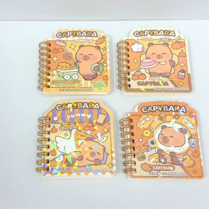 (READY STOCK)Trendy Capybara Mini Notebook Kid Children Reward Present Gift Cute Stationery 便携式卡皮巴拉迷你笔记本 buku nota A7
