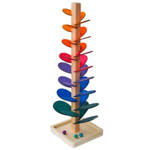 MAO·DUO | Musical Intelligence Development Wooden Building Blocks with Petal Shaped Ball Run