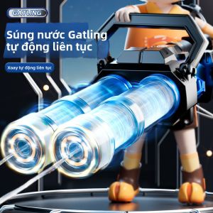 BONINGYU | Rotating Dual-tube Gatling Water Gun Large