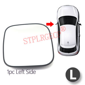 Replacement Side Rearview Mirror Heating Glass Heated Mirror Lens with Plate for Mitsubishi Pajero Mk3 V60 V70 1999-2006