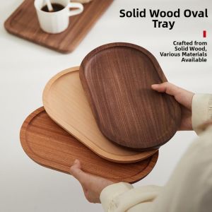 FUXIANHAO | Japanese Elegant Wooden Tray Oval