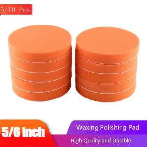 5/10pcs Car Polishing Pads 5" 6" Sponge Polisher Clean Waxing Pad Auto Paint Maintenance Care Buffing Cleaning Tools