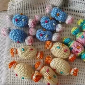 เข็มกลัดเมฆน่ารัก ถักไหมพรม สไตล์โดพามีน ตกแต่งเสื้อผ้า กระเป๋า รองเท้า