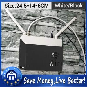 【Local delivery】 1pc Wall Hanging Wireless Wifi Router Shelf Storage Box Abs Plastic Organizer Box Cable Power Bracket Organizer Box Home Decor LZC-WIFI-Shelf-White