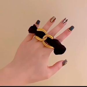 GODDESS Simple and Elegant metal hair rope Vintage metal hair ring Rubber band hair band