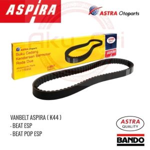 Paket vbelt vanbelt kit plus roler K44 honda beat pop street scopy vario 110 esp aspira original astra otoparts