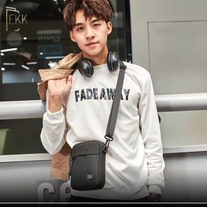 EKK Beg Lelaki Sling Bag For Men Canvas Casual Waterproof Shoulder Bag Students Fashon Crossbody Small Bag
