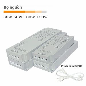 150W AC DC Biến Hình EU/Mỹ Cắm 220V Ra 12V 24V Chuyển Mạch Nguồn Điện Cho Chiếu Sáng Gia Đình Tủ Tủ Quần Áo Âm Trần Dây Đèn