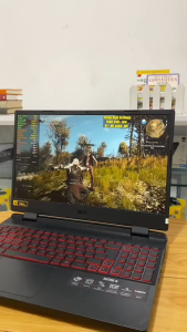 Intel Core i5 Gen 12 - Free Install Win 11 Siap Pakai - Ram 24GB - SSD 512GB - Acer Nitro 5 AN515-58-544K - 15.6" FHD IPS - Thunderbolt 4 - NVIDIA GeForce RTX 3050 - Obsidian Black